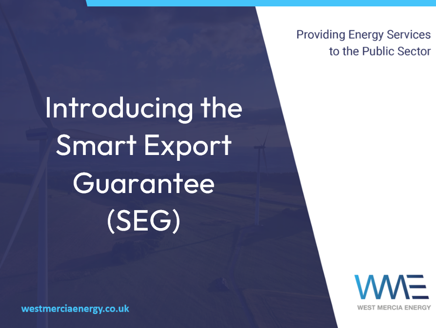Introducing the Smart Export Guarantee (SEG)